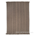 Cream braided Wool area rugs